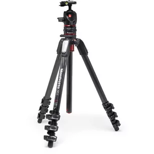 Manfrotto MK055CXPRO4BHQR Statyw 055 Carbon 4s + MHXPRO-BHQ2 + MOVE - Statywy fotograficzne - miniaturka - grafika 1