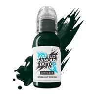 Wyposażenie studia tatuażu - Farba World Famous Limitless Tattoo Ink - Straight Green 30ml (21/10/2025) - miniaturka - grafika 1