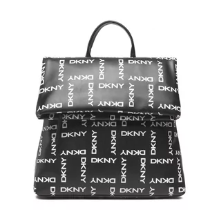 Torebki damskie - DKNY Plecak Tilly Foldover R14KD350 Blk/Wht - grafika 1