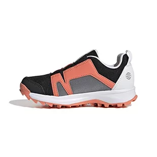 adidas Terrex Agravic Boa K Buty lekkoatletyczne Unisex - dzieci, core black/crystal white/impact orange, 28 EU - Buty dla chłopców - miniaturka - grafika 1