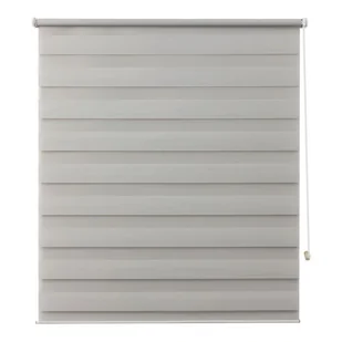 Roleta dzień/noc OPP 86,7 x 160 cm jasno szara - Rolety - miniaturka - grafika 1