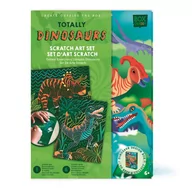 Zabawki kreatywne - Box Candiy, zestaw artystyczny zdrapka obrazy DINO - miniaturka - grafika 1