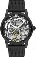 Zegarki męskie - Zegarek męski SLAZENGER SL.09.2266.1.05 czarny fashion skeleton - miniaturka - grafika 1