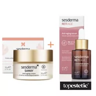 Zestawy kosmetyków damskich - Sesderma Samay Anti Aging Cream + Reti Age Serum ZESTAW Krem przeciwstarzeniowy 50 ml + Serum przeciwzmarszczkowe 30 ml - miniaturka - grafika 1