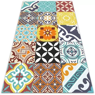 Dywan winylowy Mix kolorowych wzorów 80x120 cm - Dywany - miniaturka - grafika 1