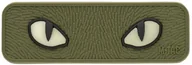 Odzież taktyczna i umundurowanie - Naszywka M-Tac Cat Eyes 3D PVC - Olive (51114001) - miniaturka - grafika 1