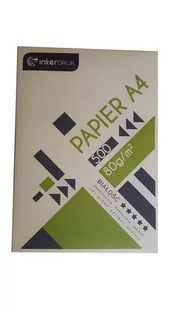 Inter-druk Papier ksero A4 80 biały - Szkolne artykuły papiernicze - miniaturka - grafika 1