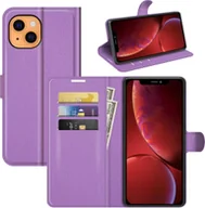 Etui i futerały do telefonów - Pokrowiec König Design kompatybilny z etui na telefon komórkowy Apple iPhone 13 ze skóry syntetycznej - Fioletowe etui na telefon komórkowy - miniaturka - grafika 1