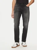 Spodnie męskie - BOSS Jeansy Re Maine 50534691 Czarny Regular Fit - miniaturka - grafika 1
