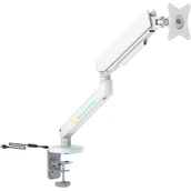 Uchwyty do monitorów - Uchwyt do monitora DELTACO GAM-134-W RGB 17-32 cali Biały GAM-134-W - miniaturka - grafika 1