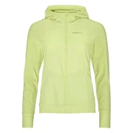 Bluzy damskie - Damska Bluza CRAFT ADV ESSENCE JERSEY HOOD JACKET 2 W 1915288-507000 – Zielony - miniaturka - grafika 1