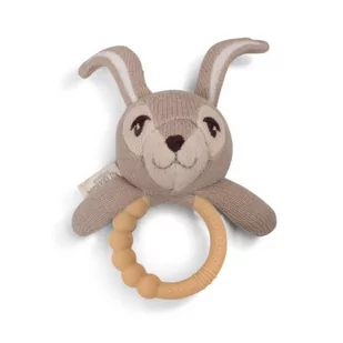 Filibabba Gryzak Silikonowy Z Grzechotką Zając - Gryzaki dla dzieci - miniaturka - grafika 1