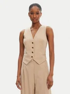 Kamizelki damskie - Marciano Guess Kamizelka 5GGN06 7294A Beżowy Regular Fit - miniaturka - grafika 1