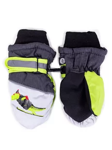 Rękawiczki Narciarskie Chłopięce Jednopalczaste Krokodylki 10 Cm - Rękawiczki dla dzieci - miniaturka - grafika 1