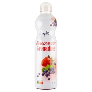 Simpl Syrop o smaku grenadynowym 1 l - Syropy i koncentraty owocowe - miniaturka - grafika 1