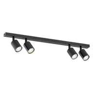 Lampy sufitowe - Flash lampa sufitowa (spot) 4xGU10 czarna 1312/4 - miniaturka - grafika 1