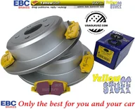Tarcze hamulcowe - Tylne klocki YellowStuff + tarcze hamulcowe EBC seria PREMIUM Jeep Wrangler JK 2007-2018 - miniaturka - grafika 1