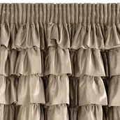 Zasłony - Zasłona EUROFIRANY Aura 140 x 270 cm Ciemnobeżowy - miniaturka - grafika 1