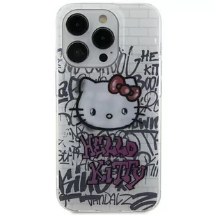 Etui HELLO KITTY IML Kitty On Bricks do Apple iPhone 15 Biały - Etui i futerały do telefonów - miniaturka - grafika 1