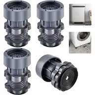 Akcesoria i części do pralek i suszarek - Podkładki antywibracyjne do pralki - 4 uniwersalne podkładki do pralki, regulowane stojaki do pralki i suszarki - miniaturka - grafika 1