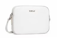 Torebki damskie - Replay Damska torba na ramię FW3334, 001 Opt White, 001 Opt White - miniaturka - grafika 1