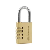 Kłódki - Kłódka pałąkowa z kodem 40 mm Standers 3276007666878 - miniaturka - grafika 1