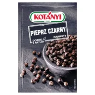 Przyprawy i zioła sypkie - Kotanyi Pieprz czarny ziarnisty 20 g Kotányi - miniaturka - grafika 1
