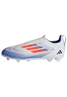 Piłka nożna - adidas F50 League Laceless Buty piłkarskie Firm Ground Farm Ground, FTWR White/Solar Red/Lucid Blue, 30.5 EU, Ftwr White Solar Red Lucid Blue, 30.5 EU - miniaturka - grafika 1