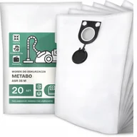 Worki do odkurzaczy - 20x Worek do Odkurzacza Metabo Asr 35 M Syntetyczny Pojemny Mocny Worki G9 - miniaturka - grafika 1