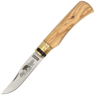 Nóż składany Antonini Old Bear Classical L Olive Wood, Satin C70 (9306/21_LU) - Noże - miniaturka - grafika 1
