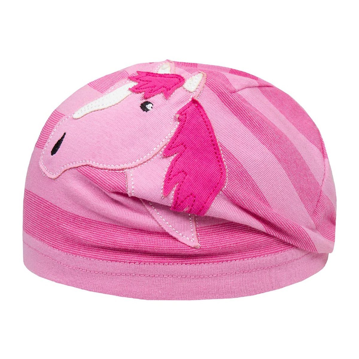 Dziewczęca czapka różowa jednorożec Döll r.49