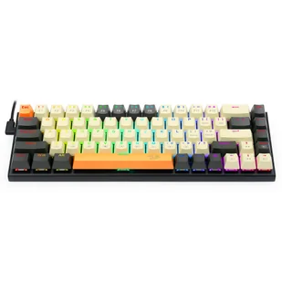 Mechaniczna Klawiatura Gamingowa K633CGO-RGB Ryze 68 Klawiszy Kompaktowa Podświetlenie RGB Czerwone Przełączniki - Klawiatury - miniaturka - grafika 5
