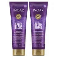 Inoar INOAR Speed Blond szampon + odżywka do włosów blond 2x240ml 10698