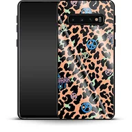 Etui i futerały do telefonów - Luksusowe etui na telefon komórkowy Leopard Peace Palms Samsung Galaxy S10 Plus - miniaturka - grafika 1