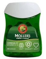 Przeziębienie i grypa - Axellus Möllers Forte z tranem - 60 kapsułek - miniaturka - grafika 1