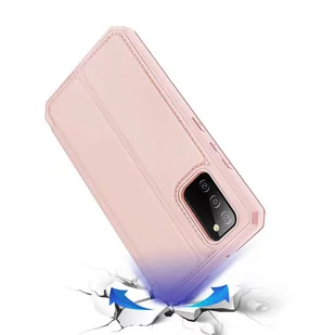 Dux Ducis Skin X kabura etui pokrowiec z klapką Samsung Galaxy A02s EU różowy - Etui i futerały do telefonów - miniaturka - grafika 4
