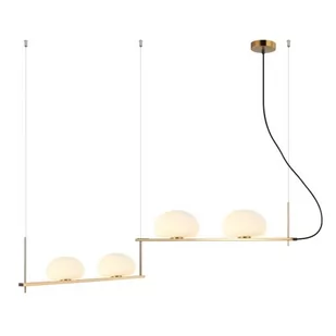 Lampa wisząca KERNIO PND-357784-BRO+W Italux - Lampy sufitowe - miniaturka - grafika 1