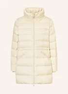Płaszcze damskie - Tommy Hilfiger Płaszcz Puchowy beige - miniaturka - grafika 1