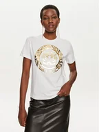 Koszulki i topy damskie - Just Cavalli T-Shirt 76PAHG12 Biały Regular Fit - miniaturka - grafika 1