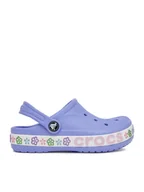 Buty dla dziewczynek - Crocs Klapki C-BAYABAND CLOG K 211302-5PY Fioletowy - miniaturka - grafika 1