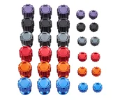 Gadżety dla graczy - Asetek Aluminum Button Color Kit - 6 colors - miniaturka - grafika 1