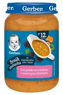 Dania dla dzieci - Gerber Sos polski ze schabem i suszonymi śliwkami - obiad po 12mcu 190g - miniaturka - grafika 1