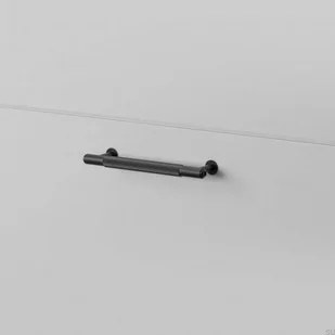 Uchwyt meblowy Pull Bar Linear Small 125 Metalowy Czarny - Zawiasy, okucia i inne akcesoria - miniaturka - grafika 1