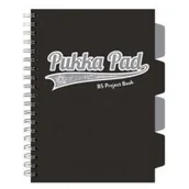 Zeszyty szkolne - Pukka Project Book Black B5 kratka 100 kartek 3 szt. - miniaturka - grafika 1