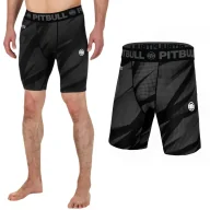 Odzież taktyczna i umundurowanie - Spodenki kompresyjne Pit Bull Performance Pro plus Dot Camo II - Szare - miniaturka - grafika 1