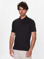 Koszulki męskie - Calvin Klein Polo K10K111201 Czarny Regular Fit - miniaturka - grafika 1