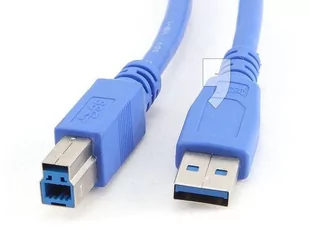 Gembird Kabel CCP-USB3-AMBM-0.5M (USB 3.0 M - USB 3.0 Typu B M; 0,50m; kolor niebieski) 2_195073 - Kable komputerowe i do monitorów - miniaturka - grafika 2