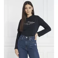 Bluzki damskie - Tommy Hilfiger Bluzka | Regular Fit - miniaturka - grafika 1