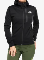 Bluzy sportowe damskie - Bluza polarowa damska The North Face Ma FZ Fleece - tnf black - miniaturka - grafika 1