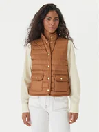 Kamizelki damskie - Tommy Hilfiger Bezrękawnik WW0WW49661 Brązowy Regular Fit - miniaturka - grafika 1